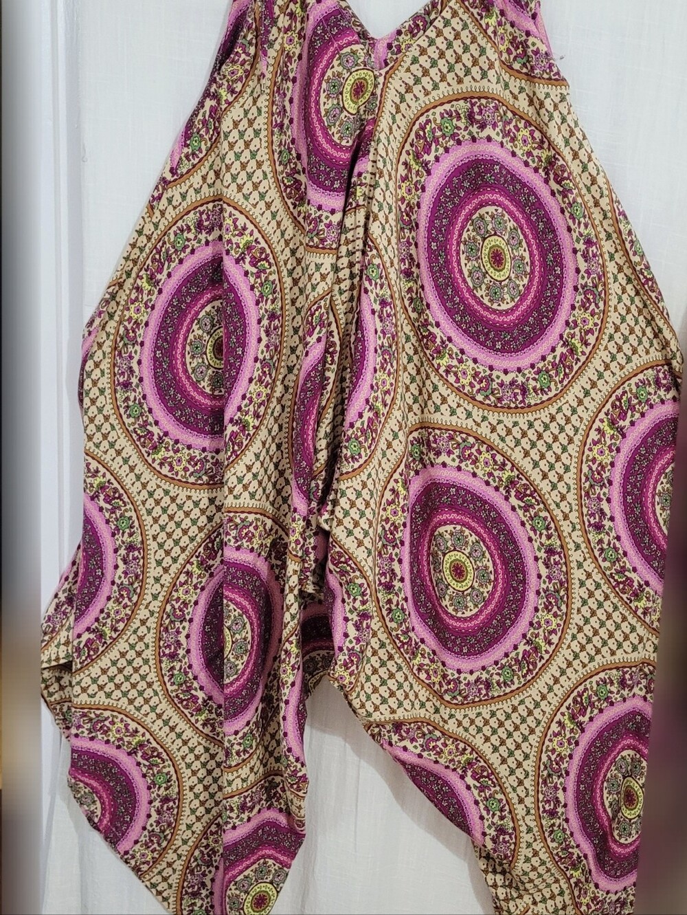 Boho Paisley V-Neck Jumpsuit  / Coverup - Picture 12 of 12
